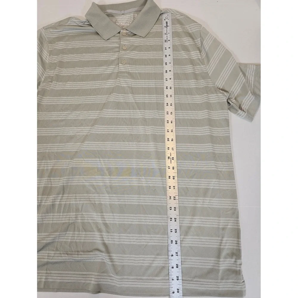 Nike Golf‎ Tour Performance Dri-Fit Striped Polo Shirt Mens Size XL